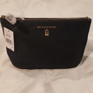 NWT Michael Kors Navy blue travel pouch